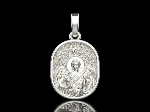 Archangel michael pendant model 989 3D Принт Модель