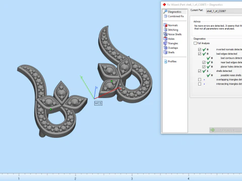 Boucle d'oreille mod&egrave;le 987 Modèles 3D en vedette