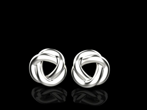 Boucle d'oreille mod&egrave;le 986 Modèles 3D en vedette