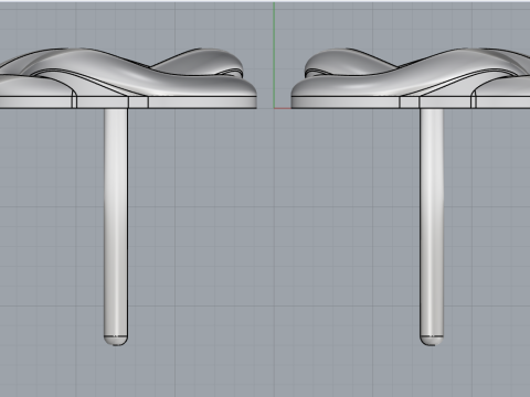 Stud earring model 986 Modelo de impresión 3D