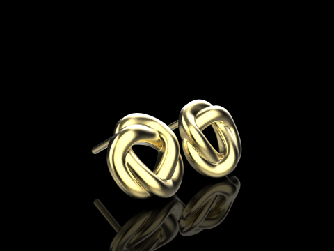 Stud earring model 986 Modelo de impresión 3D