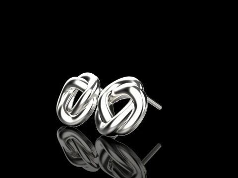 Boucle d'oreille mod&egrave;le 986 Modèles 3D en vedette