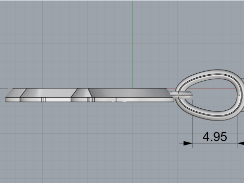 Hamsa pendant model 985 Modèles 3D en vedette