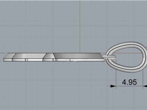 Hamsa pendant model 985 3D Print Model
