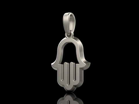 Hamsa pendant model 985 3D Print Model