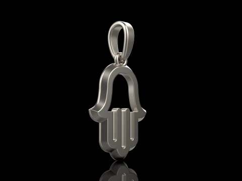 Hamsa pendant model 985 3D Print Model