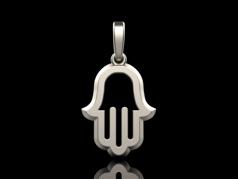 Hamsa pendant model 985 3D Print Model