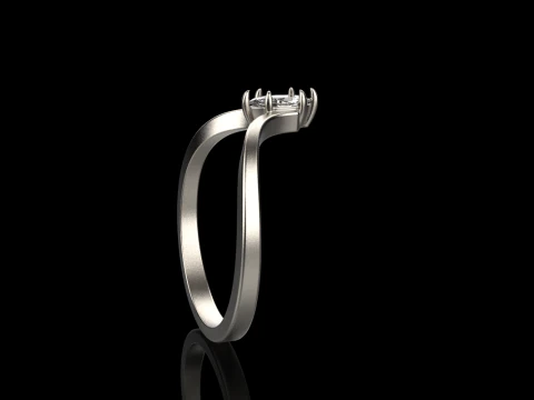 Marquise ring model 970 3D Print Model