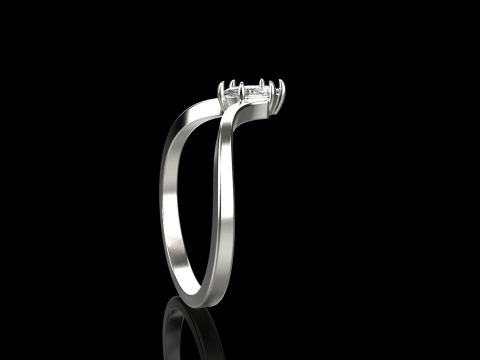 Marquise ring model 970 3D प्रिंट मॉडल