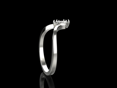 Marquise ring model 970 3D Print Model