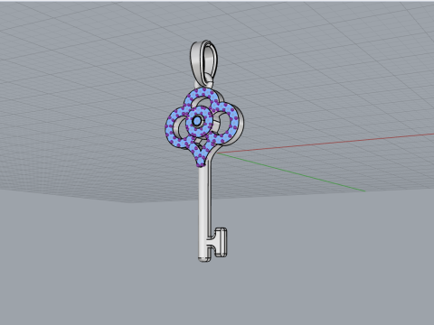 Key pendant model 974 3D 프린트 모델