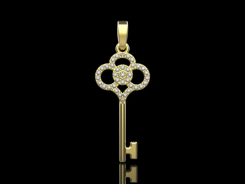 Key pendant model 974 3D Print Model