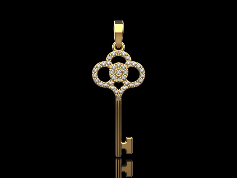 Key pendant model 974 3D Print Model
