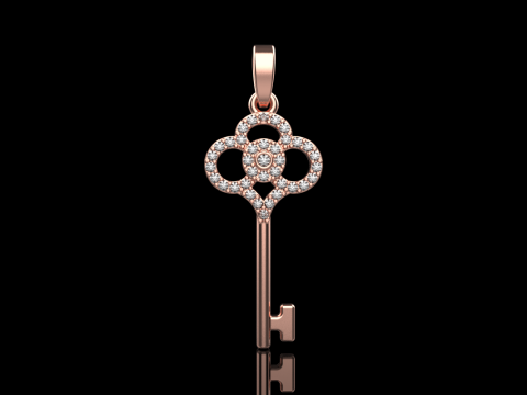 Key pendant model 974 3D 프린트 모델