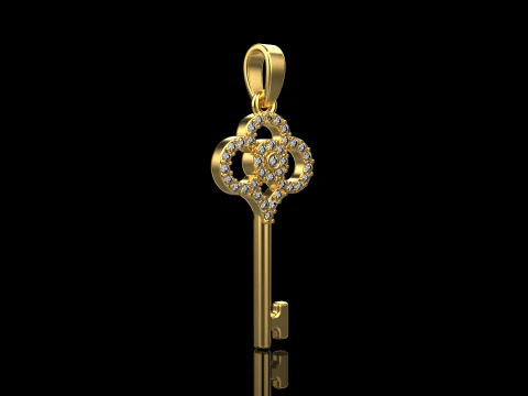Key pendant model 974 3D Print Model