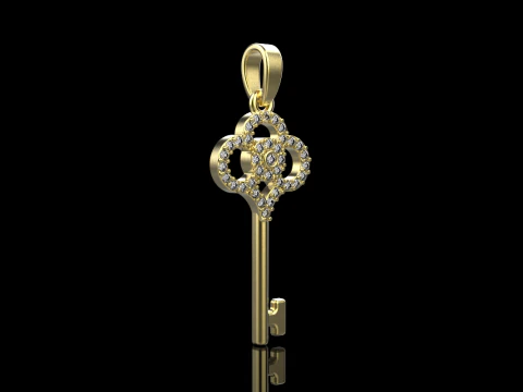 Key pendant model 974 3D Print Model