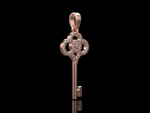 Key pendant model 974 3D Print Model