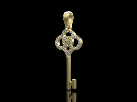 Key pendant model 974 3D Print Model