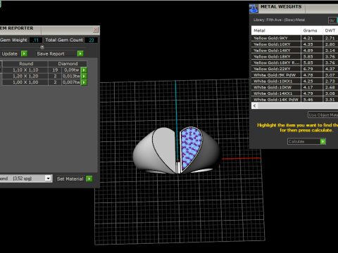 Heart signet ring model 976 Modèles 3D en vedette