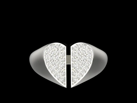 Siegel-Herzring Modell 977 3D Druckmodell