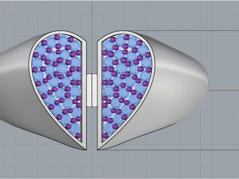 Signet heart ring model 977 3D Print Model