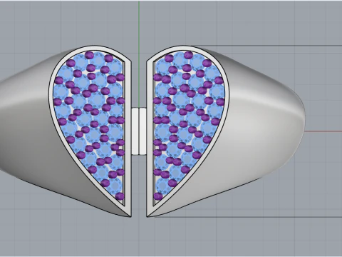 Signet heart ring model 977 3D Print Model