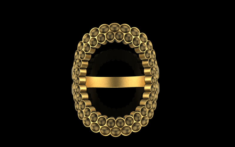 Cushion ring model 979 3D Принт Модель .c4d .max .obj .3ds .fbx .stl .blend