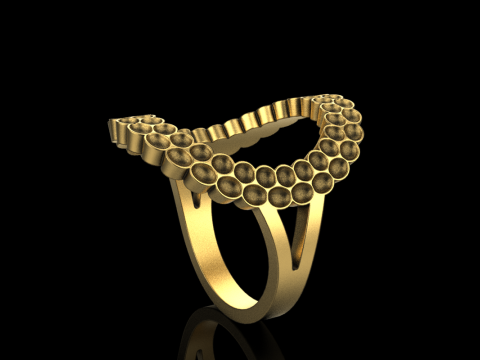 Cushion ring model 979 3D Принт Модель