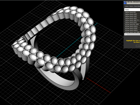 Cushion ring model 979 3D Принт Модель
