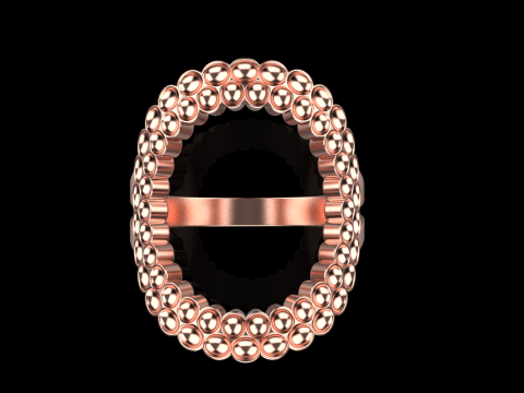 Cushion ring model 979 3D Принт Модель