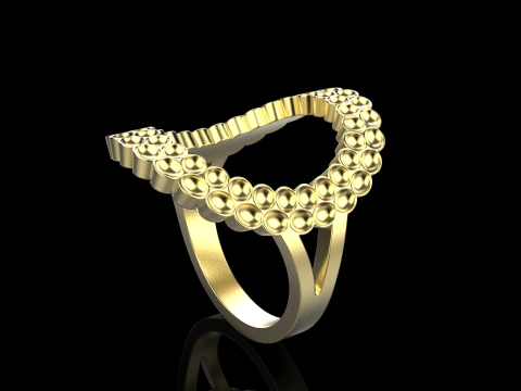 Cushion ring model 979 3D Принт Модель