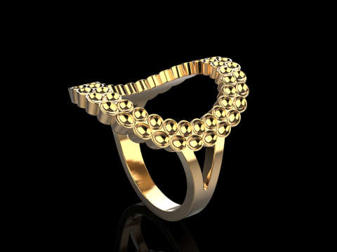 Cushion ring model 979 3D Принт Модель