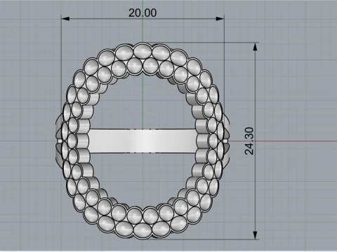 Cushion ring model 979 3D Print Model