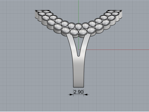 Cushion ring model 979 3D Принт Модель