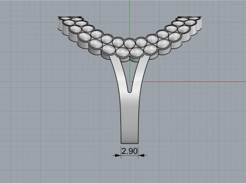 Cushion ring model 979 3D Print Model