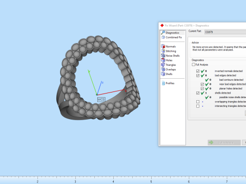 Cushion ring model 979 3D Принт Модель