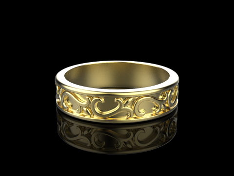 Ornament ring model 968 3D 프린트 모델