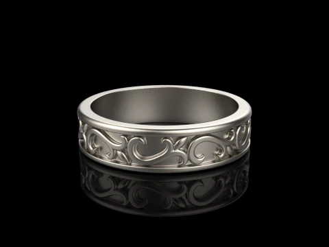 Ornament ring model 968 3D Print Model
