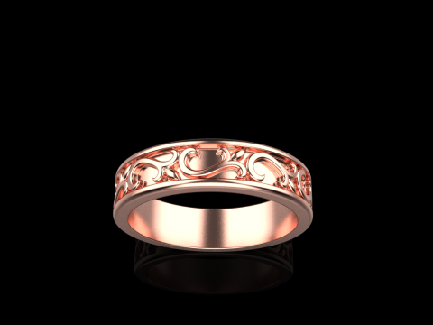 Ornament ring model 968 3D 프린트 모델