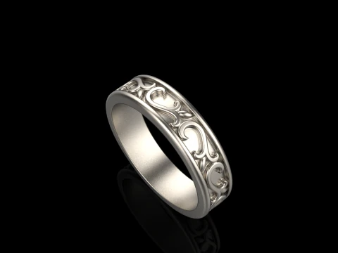Ornament ring model 968 3D Print Model