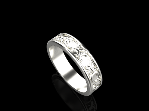 Ornament ring model 968 3D 프린트 모델
