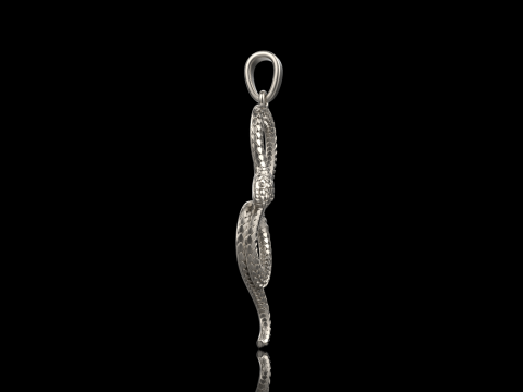 Snake pendant model 964 3D Baskı Modeli
