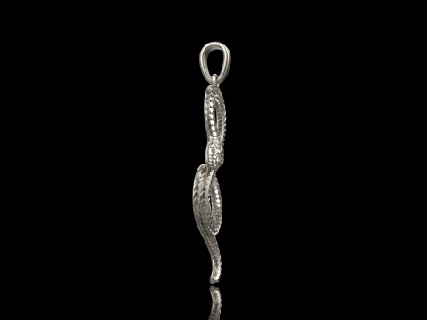 Snake pendant model 964 3D Print Model