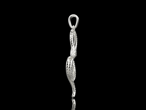 Snake pendant model 964 3D Baskı Modeli