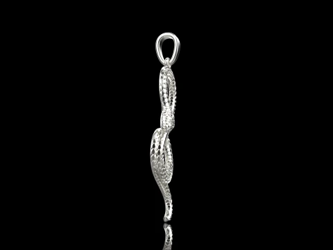 Snake pendant model 964 3D Print Model
