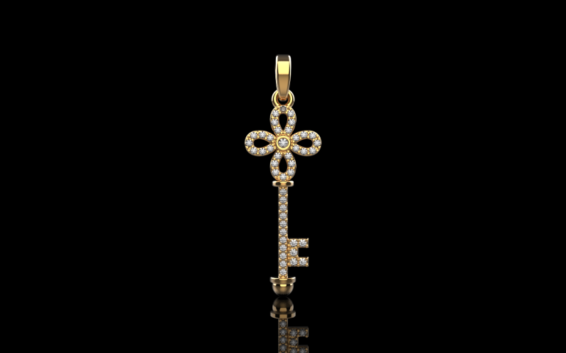 Key pendant model 963 Modello di stampa 3D .c4d .max .obj .3ds .fbx .stl .blend
