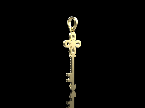 Key pendant model 963 Modello di stampa 3D