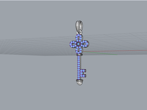 Key pendant model 963 Modello di stampa 3D