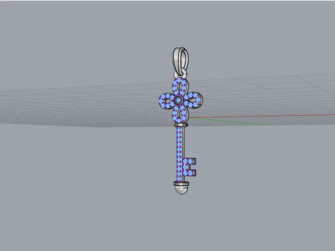 Key pendant model 963 3D Print Model