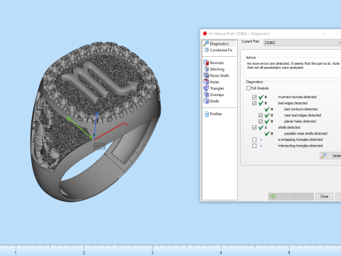 Zodiac sign scorpion ring model 962 Modello di stampa 3D